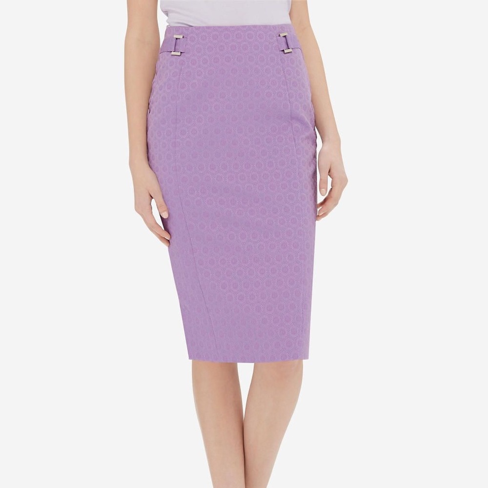 The Limited High waist jacquard pencil skirt